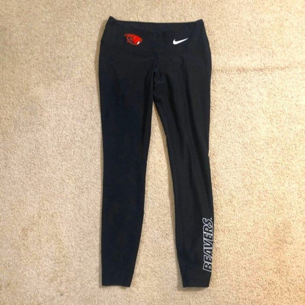 Nike Dri-FIT OSU Beavers Leggings | Women's Small | Black